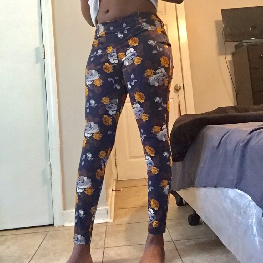 Floral jeggings